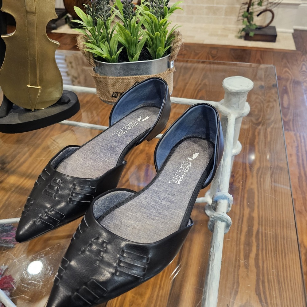 Dr. Scholls Navy Blue Womens  Mule 8.5M Runs Slim